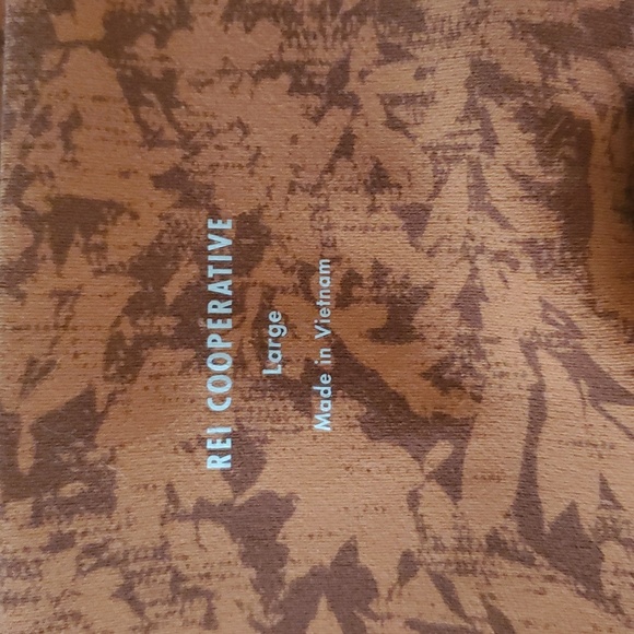 REI CoOp Take Your Time 7/8 Leggings Size Large Orange Super Soft Side Pockets - Picture 7 of 11